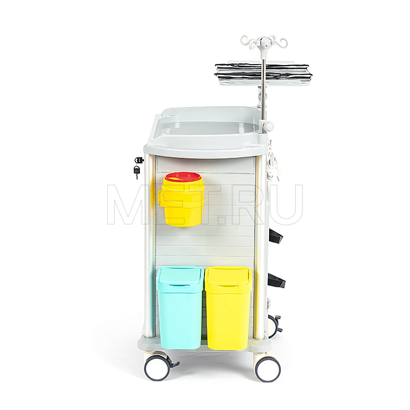 MET PSC-160 Тележка внутрибольничной скорой помощи с цветовой кодировкой